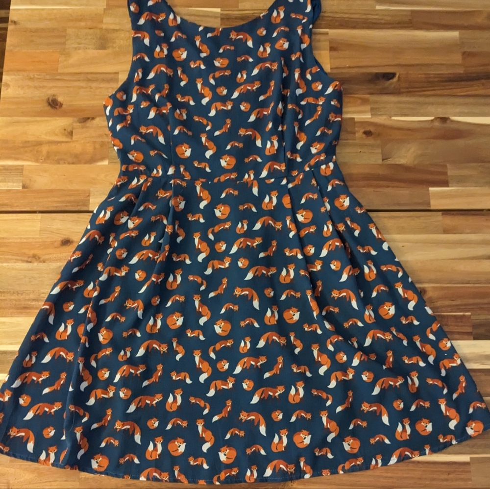 L.A. Soul navy fox dress